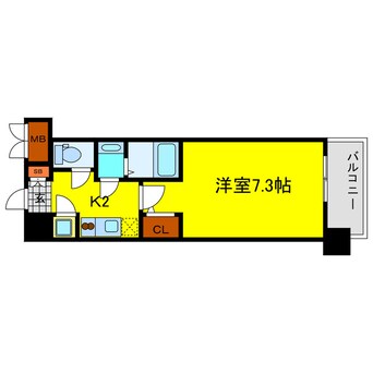 間取図 レジュールアッシュ福島CUEZ
