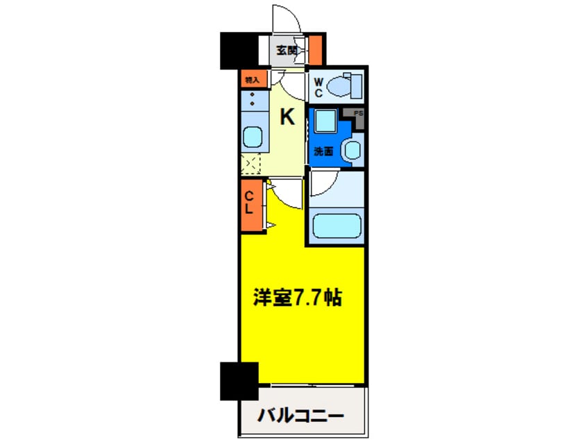 間取図 アーバネックス堂島