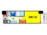 プレサンス野田阪神駅前ザ・プレミアム 1Kの間取り