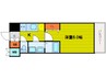 レジュールアッシュ福島レジデンス 1Kの間取り