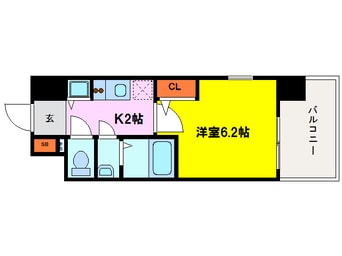 間取図 ｴｽﾘｰﾄﾞ中之島SOUTH