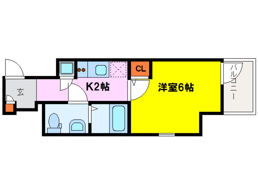 間取図 エスリード靭公園