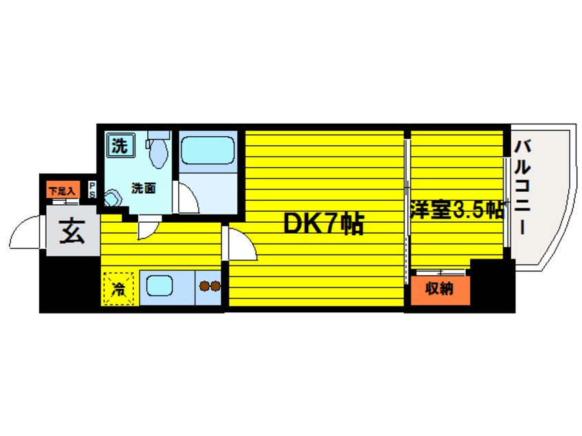 間取図 APRILE南森町