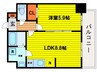 S-FORT福島LaLuna 1LDKの間取り