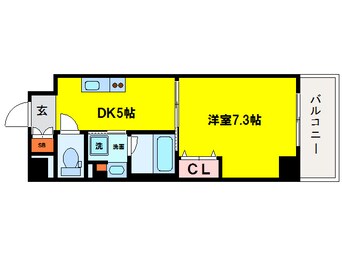 間取図 ボヌール梅田