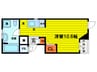 ＶＡＲＩＥＯＹＯＤＯ 1Rの間取り