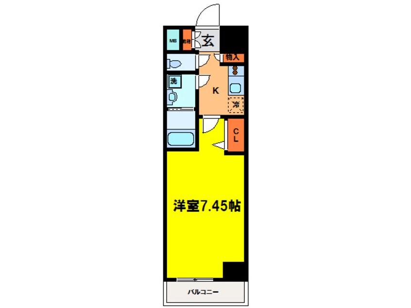 間取図 JMFレジデンス大阪福島