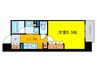 パークアクシス大阪新町 1Kの間取り