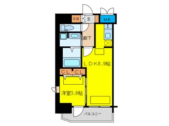 間取図 ＮＯＲＴＨ　ＶＩＬＬＡＧＥ　伍番館