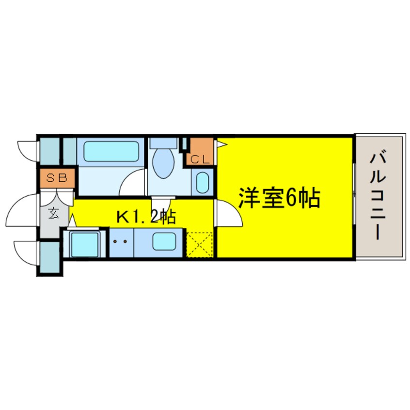 間取図 セイワパレス福島駅前