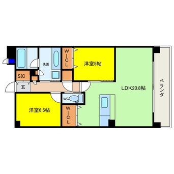 間取図 福島リバーガーデン