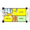 メイビスタ大淀 2LDKの間取り