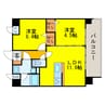 BRILLER UMEKITA 2LDKの間取り