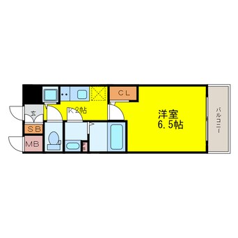 間取図 プレサンス梅田北オール