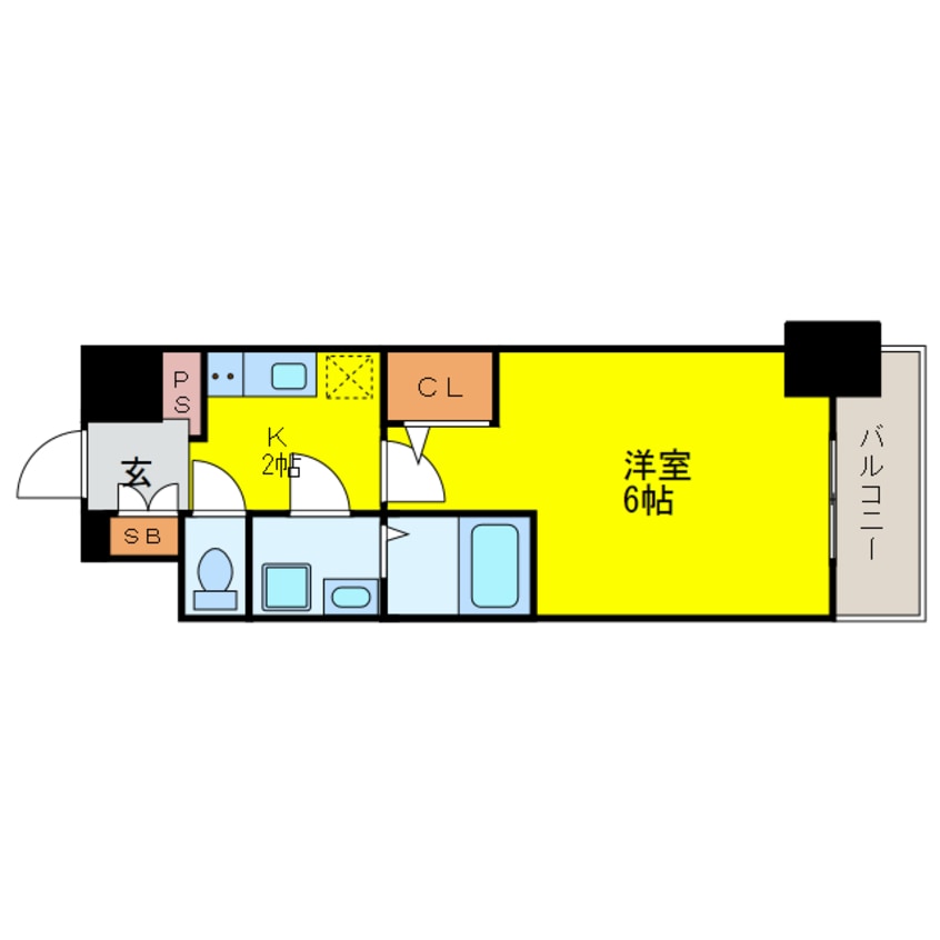 間取図 エスリード新福島