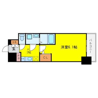 間取図 エスリード新福島