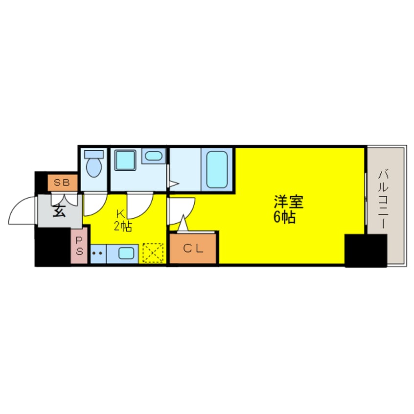 間取図 エスリード新福島