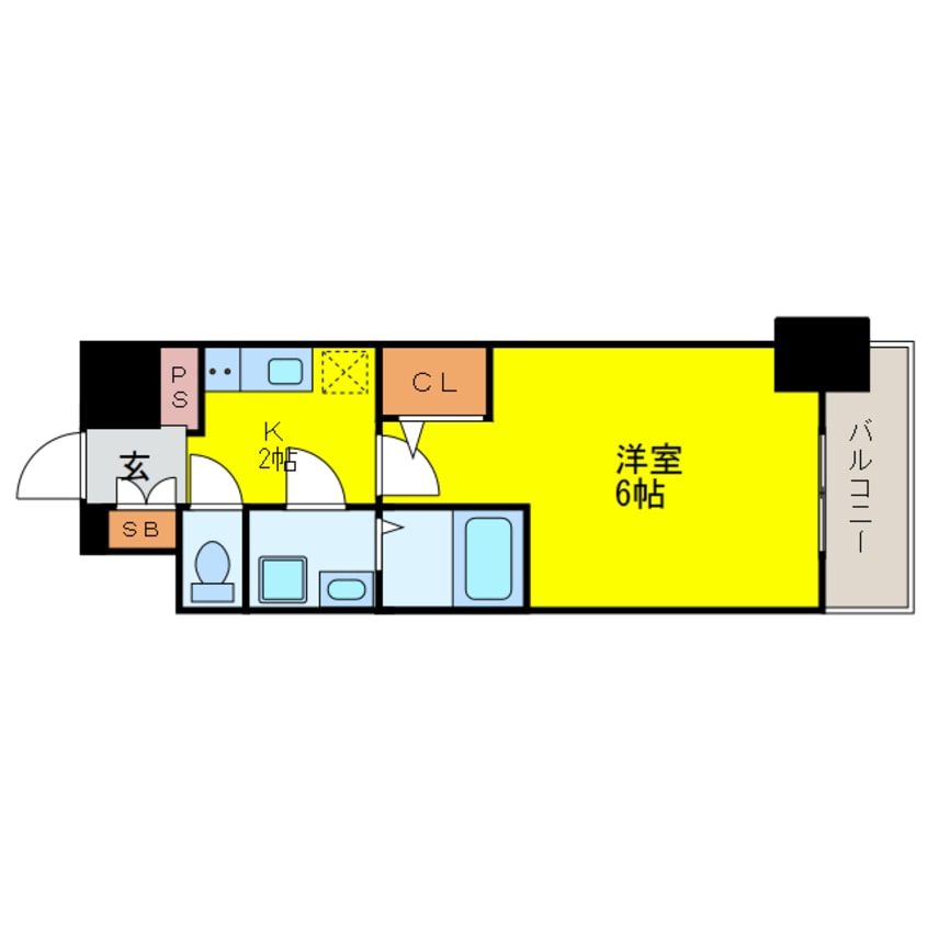 間取図 エスリード新福島