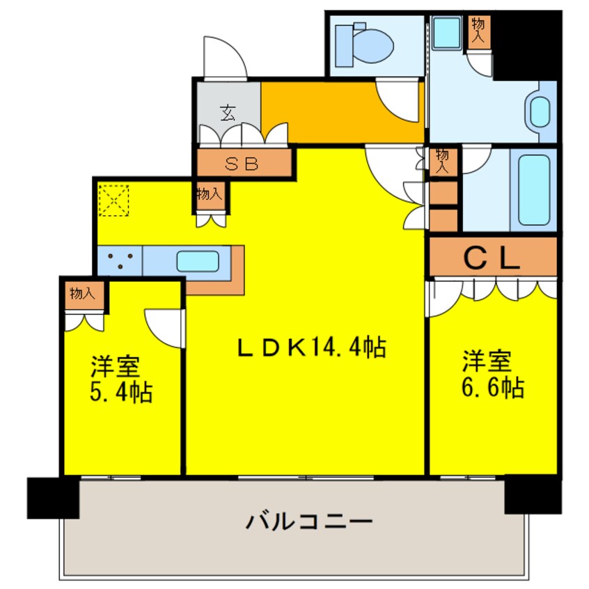 間取図 ザ・パークハウス中之島タワー