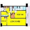 ザ・パークハウス中之島タワー 2LDKの間取り