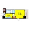 TLRレジデンス本町WEST 1Kの間取り