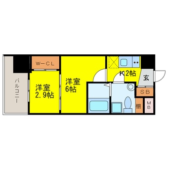 間取図 SERENiTE福島scelto