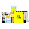 セイワパレス京町堀 1Kの間取り