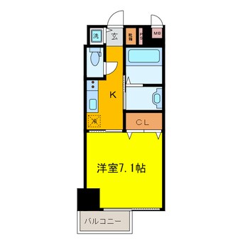 間取図 アール大阪グランデ