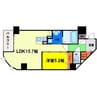 EL-Sia Umekita 1LDKの間取り