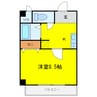 アプローズ堂島 1Kの間取り