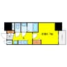 プレサンス新町ウィズ ジョイ 1Kの間取り