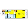 プレサンス堺筋本町駅前シェル 1Kの間取り