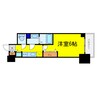 エスリード本町レジデンス 1Kの間取り