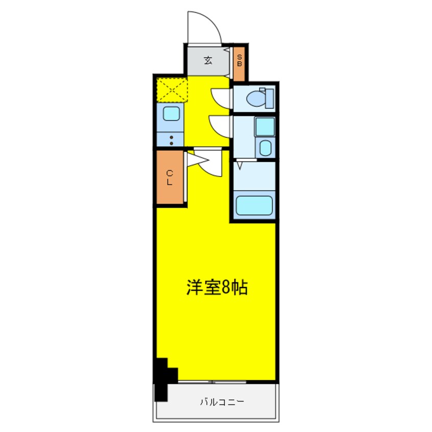 間取図 アルグラッド梅田WEST