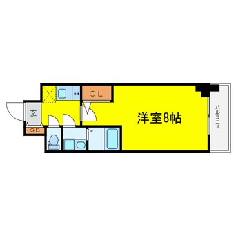 間取図 アルグラッド梅田WEST