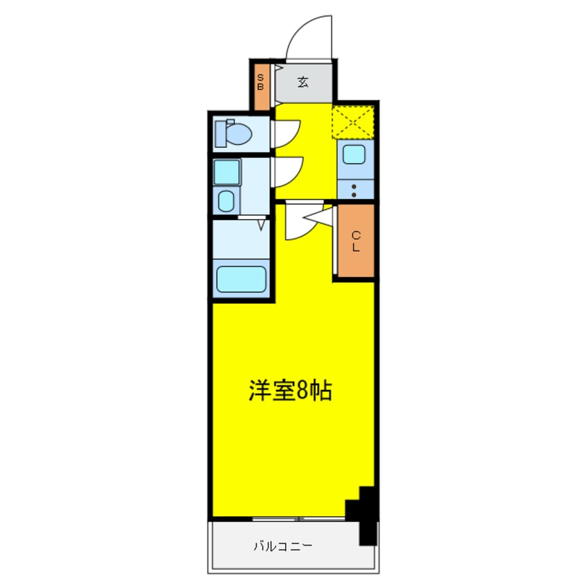 間取図 アルグラッド梅田WEST