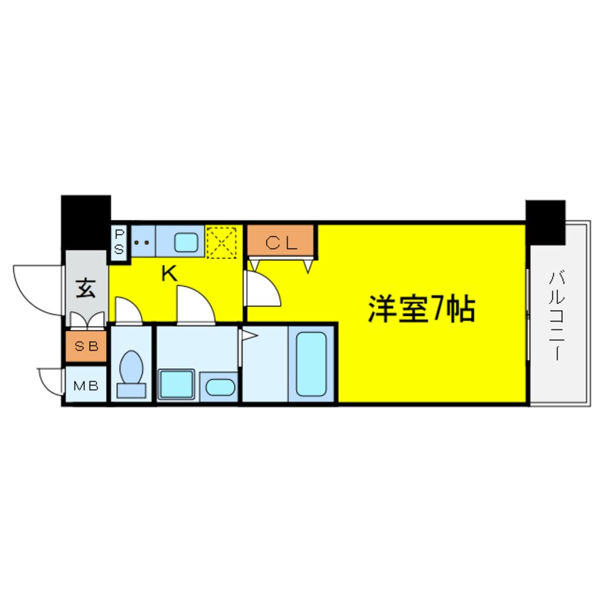 間取図 エスリード福島ラグジェ
