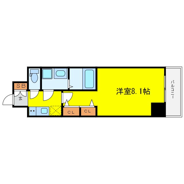 間取り図 セオリー梅田ドムス