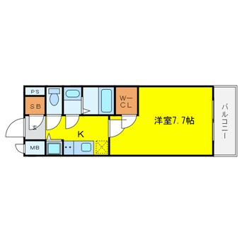 間取図 セオリー梅田ドムス