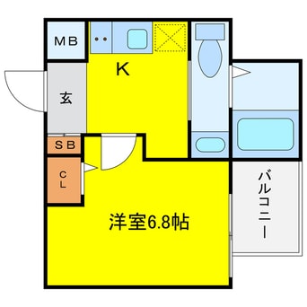 間取図 セレニテ本町reflet