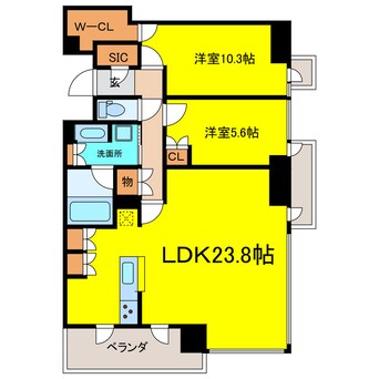 間取図 北浜ミッドタワー