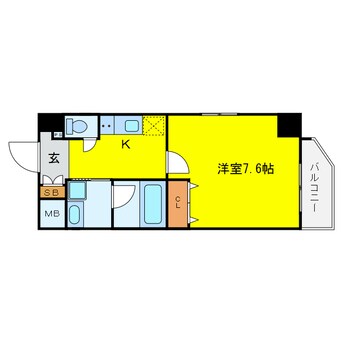 間取図 ファーストフィオーレ大阪ウエスト