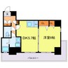 meet Me 梅田西 1DKの間取り