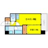 エスタート御幣島 1DKの間取り
