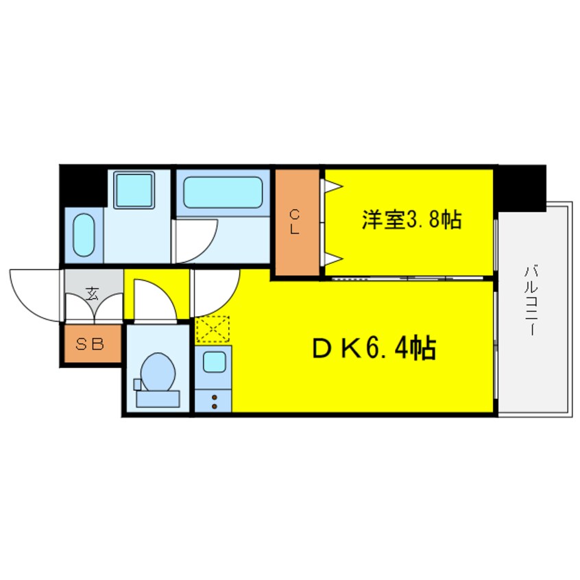 間取図 ディームス御幣島