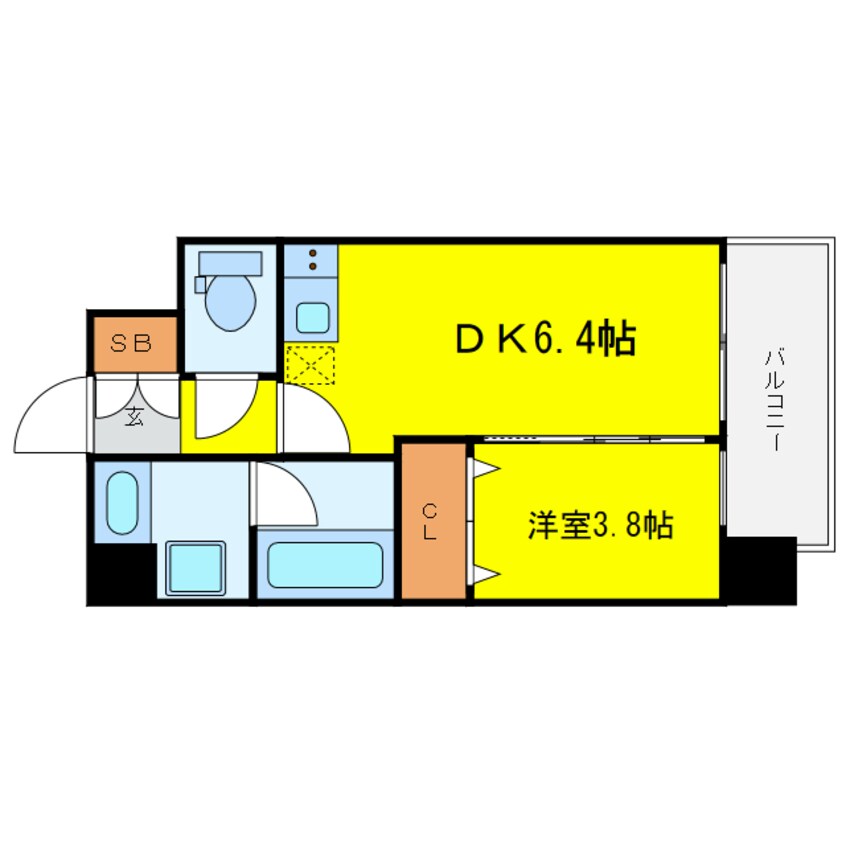 間取図 ディームス御幣島