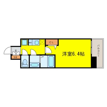 間取図 プレサンス梅田ヴェルテ