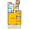 ブランズタワー梅田North 1LDKの間取り