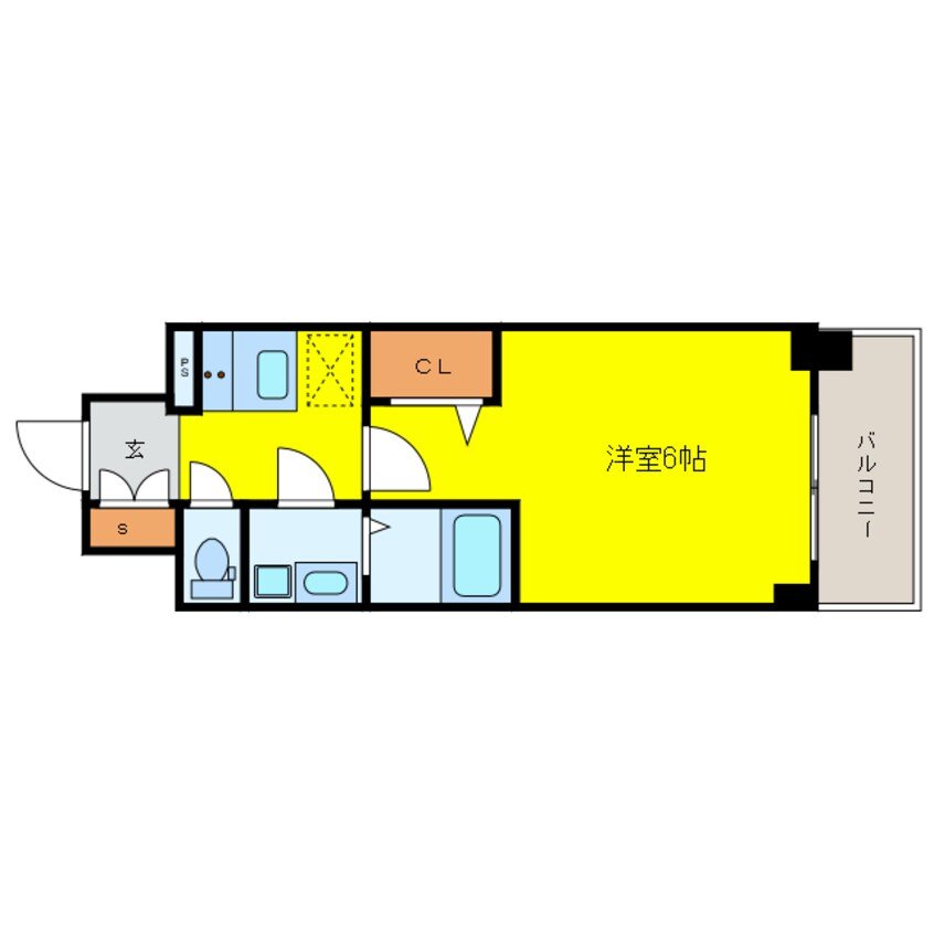 間取図 エスリード中之島ザ・コア