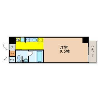 間取図 カーサリック同心